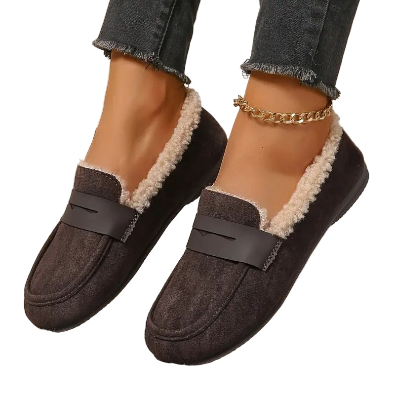 Emily & Isabella Brooks | Comfortable Fur-Lined Loafers