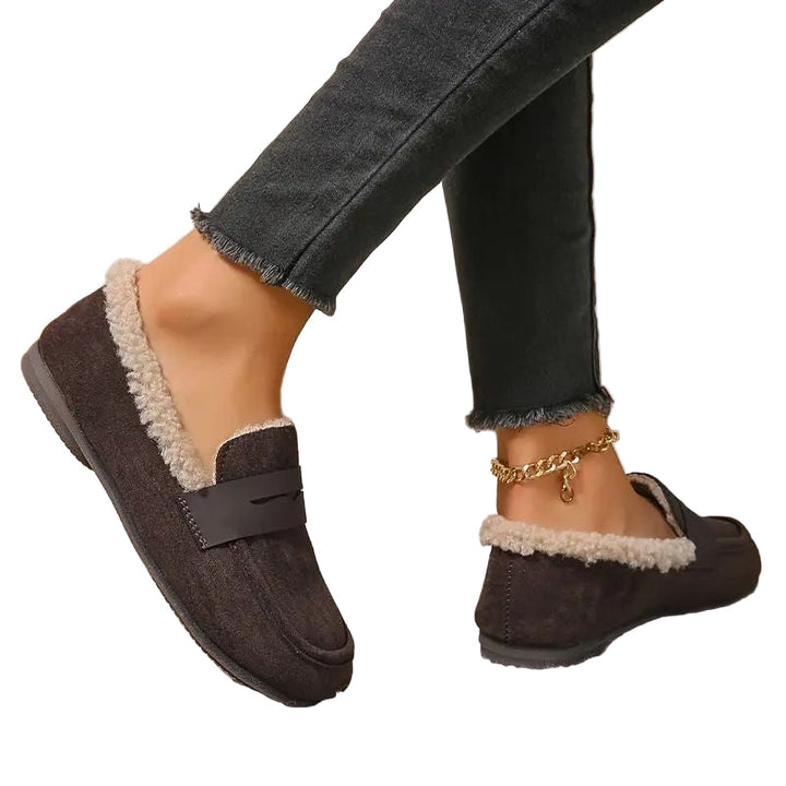 Emily & Isabella Brooks | Comfortable Fur-Lined Loafers