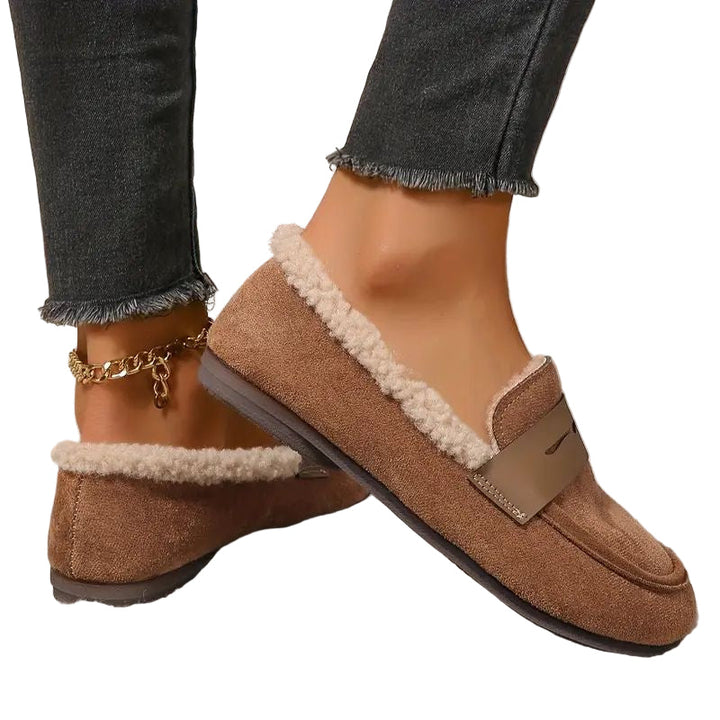 Emily & Isabella Brooks | Comfortable Fur-Lined Loafers