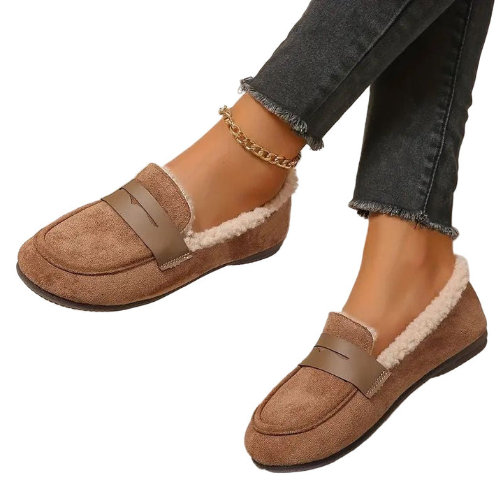 Emily & Isabella Brooks | Comfortable Fur-Lined Loafers