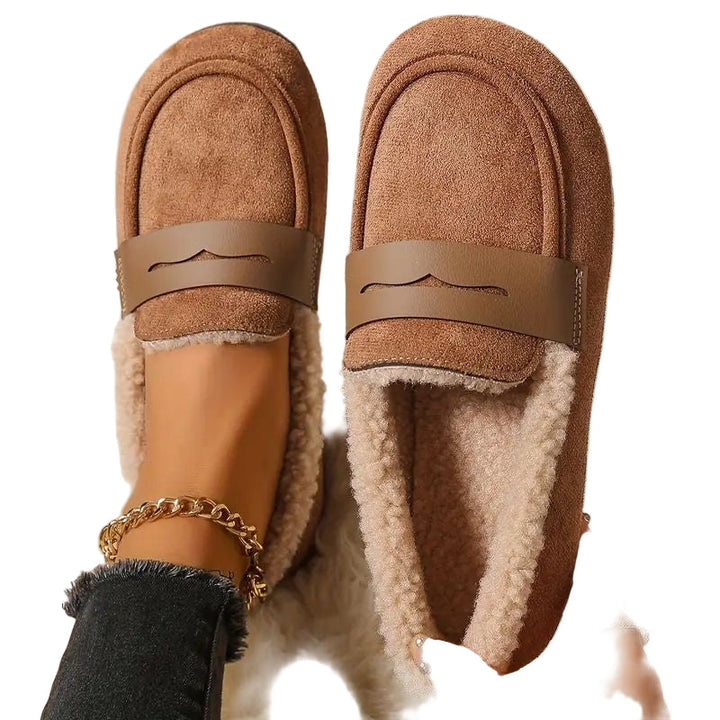 Emily & Isabella Brooks | Comfortable Fur-Lined Loafers
