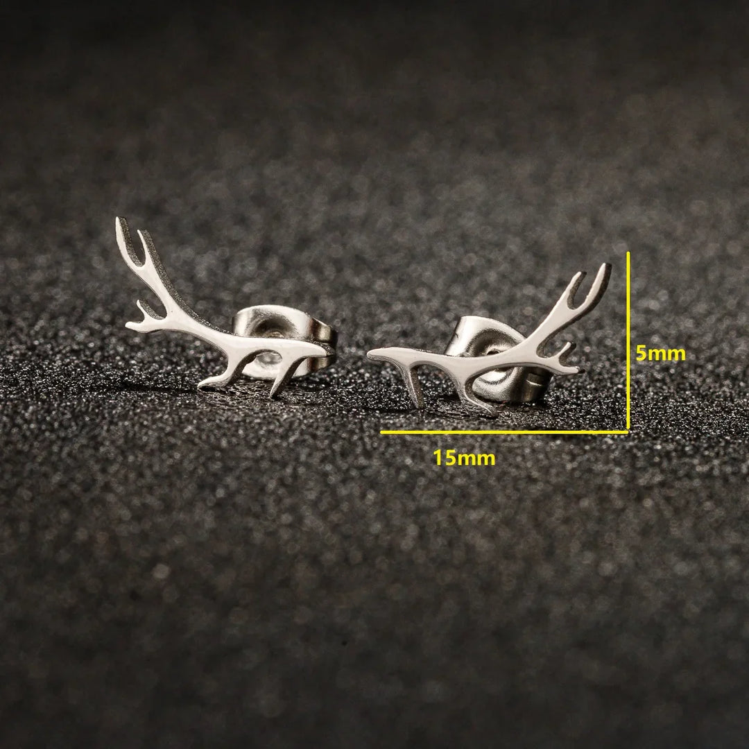 Emily & Isabella Brooks | Antler Stud Earrings