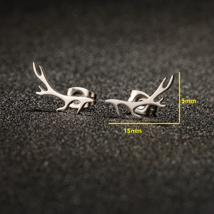 Emily & Isabella Brooks | Antler Stud Earrings