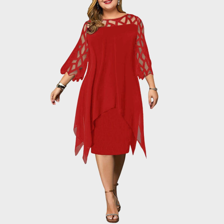 Emily & Isabella Brooks | Plus Size Midi Dress
