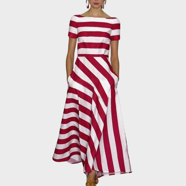Emily & Isabella Brooks | Light Stripe Dress