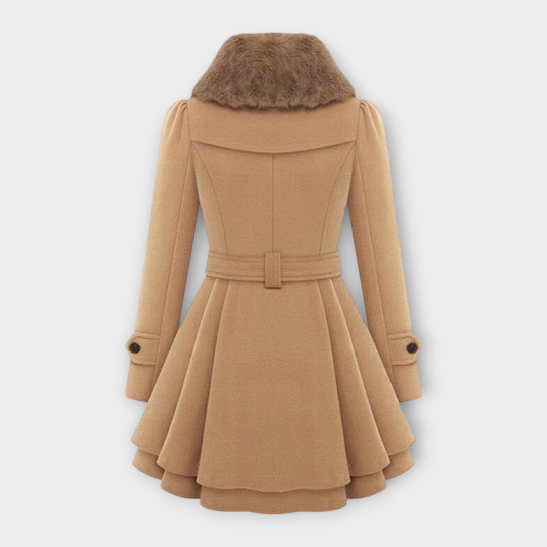 Emily & Isabella Brooks | Elegant coat with faux fur