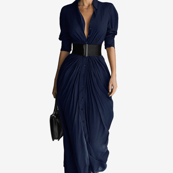 Emily & Isabella Brooks | Long Sleeve Maxi Dress