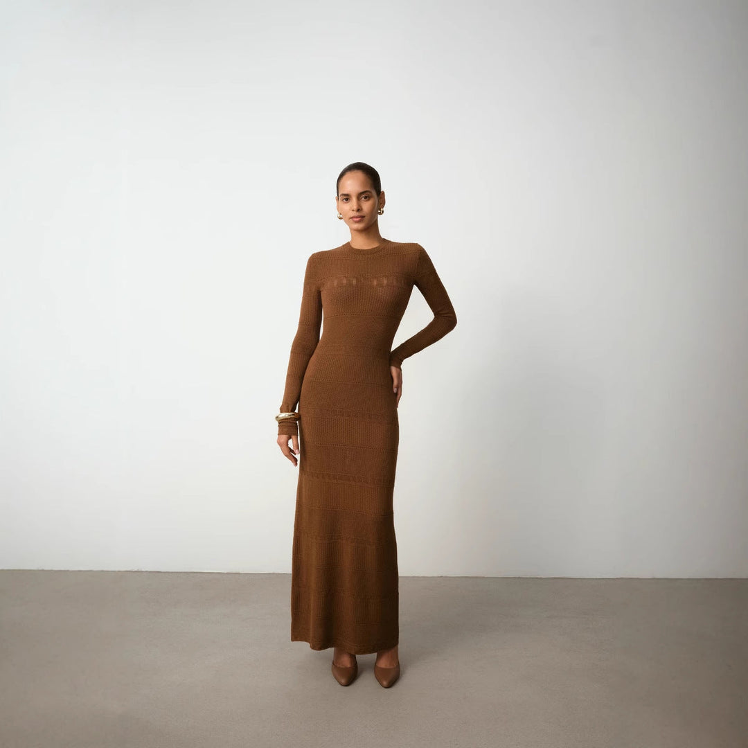 Emily & Isabella Brooks | Women's Maxi Dress, Long Sleeves, Winter