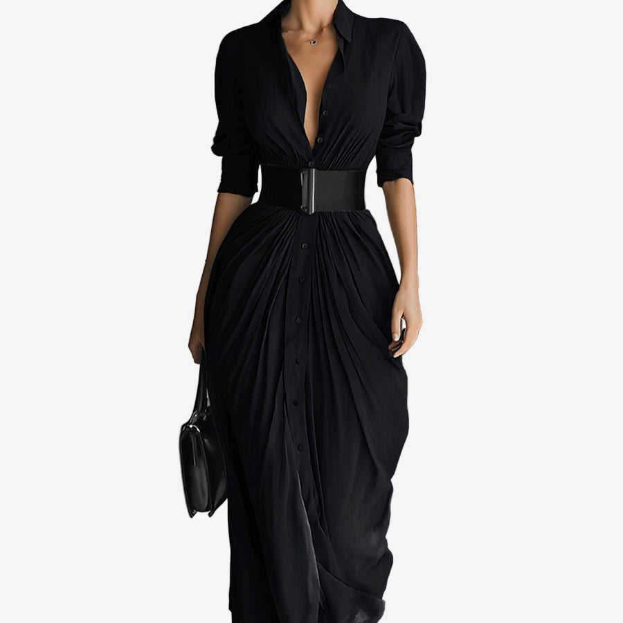 Emily & Isabella Brooks | Long Sleeve Maxi Dress