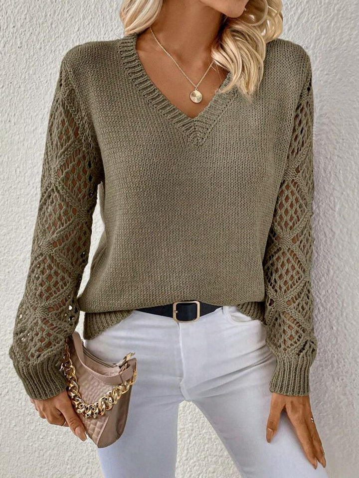 Emily & Isabella Brooks | Soft V-neck Sweater