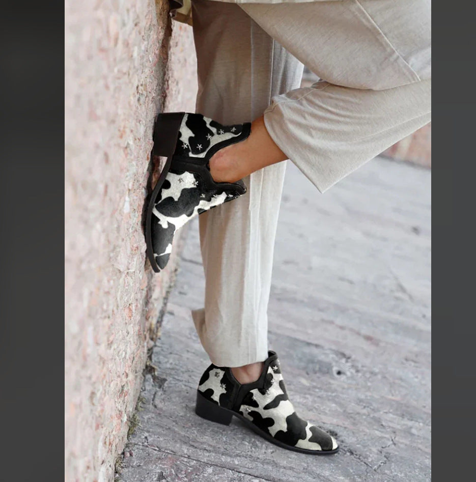 Emily & Isabella Brooks | Western Boots in Leather with Studs