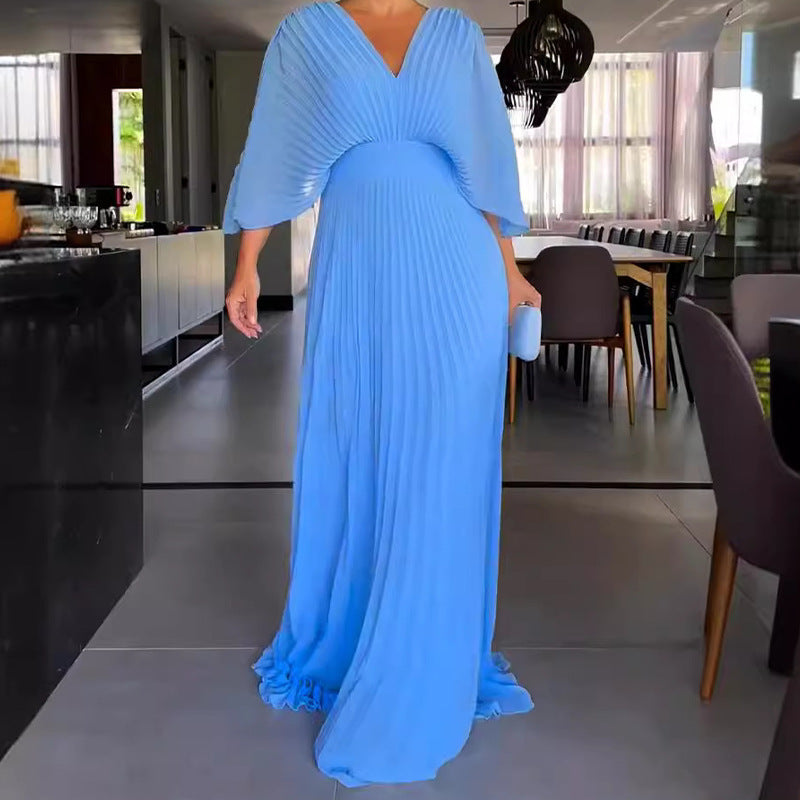 Emily & Isabella Brooks | Floating Ribbed Maxi Dress