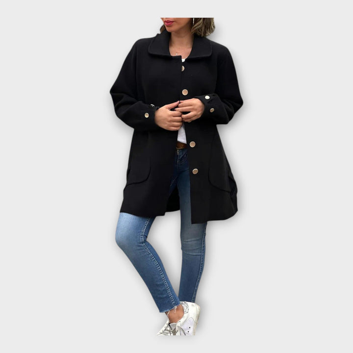 Emily & Isabella Brooks | Long Coat, Classic Line, Buttons
