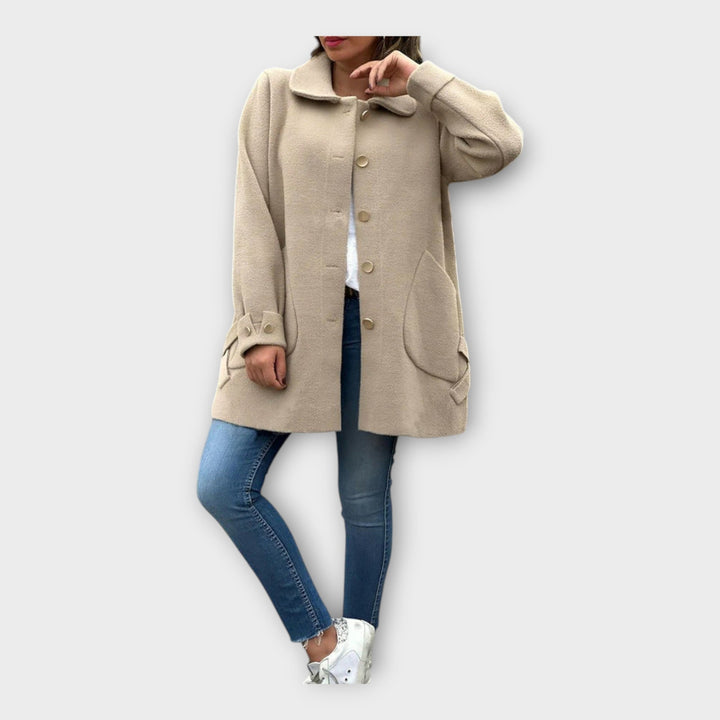 Emily & Isabella Brooks | Long Coat, Classic Line, Buttons
