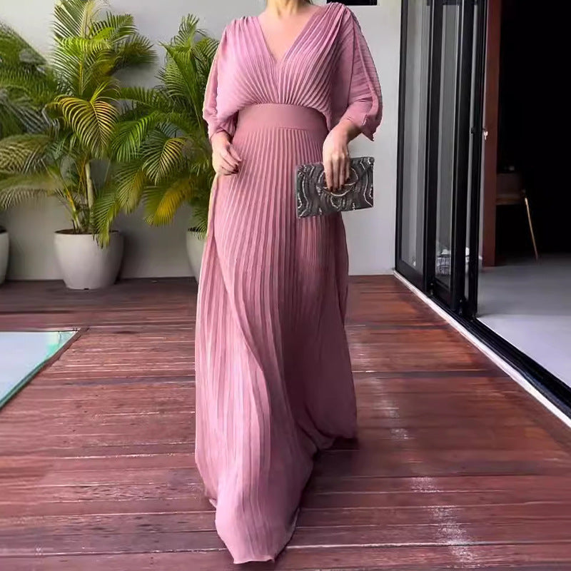 Emily & Isabella Brooks | Floating Ribbed Maxi Dress