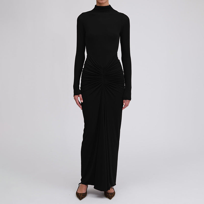 Emily & Isabella Brooks | Women's Bodycon Dress, Winter, Ruched Waist