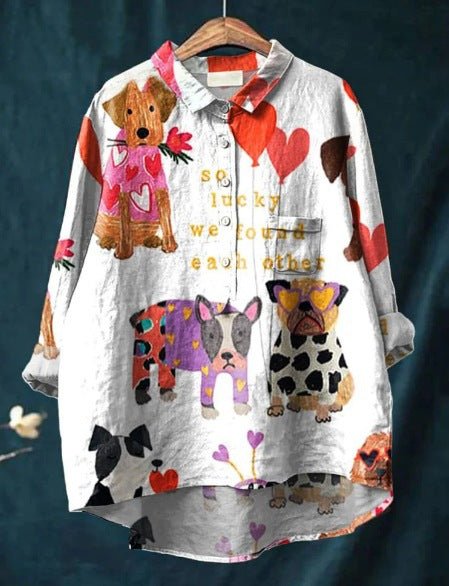 Emily & Isabella Brooks | Playful Print Blouse