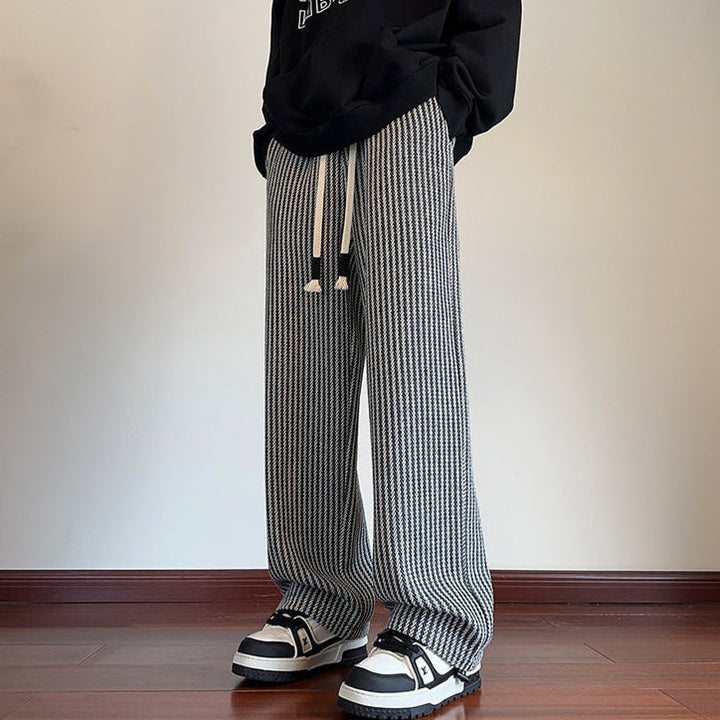 Emily & Isabella Brooks | Modern Herringbone Relaxed Sweatpants