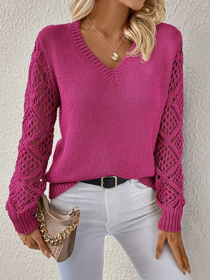 Emily & Isabella Brooks | Soft V-neck Sweater
