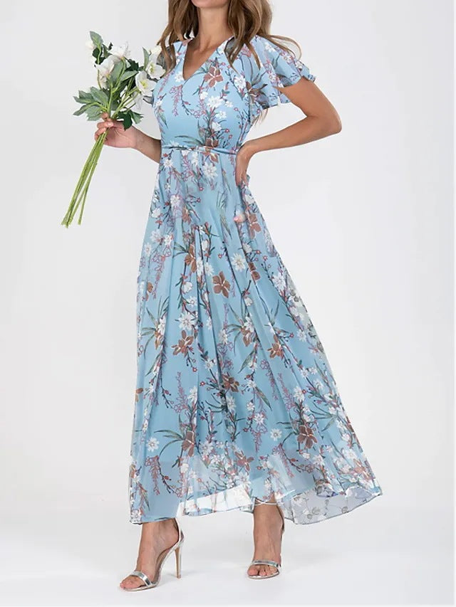 Emily & Isabella Brooks | Maxi Dress in Luxurious Fabric with Flattering Fit
