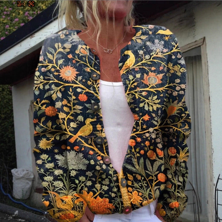 Emily & Isabella Brooks | Vintage Floral Cardigan Sweater