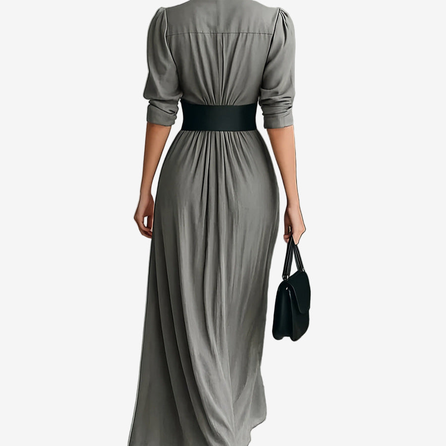 Emily & Isabella Brooks | Long Sleeve Maxi Dress