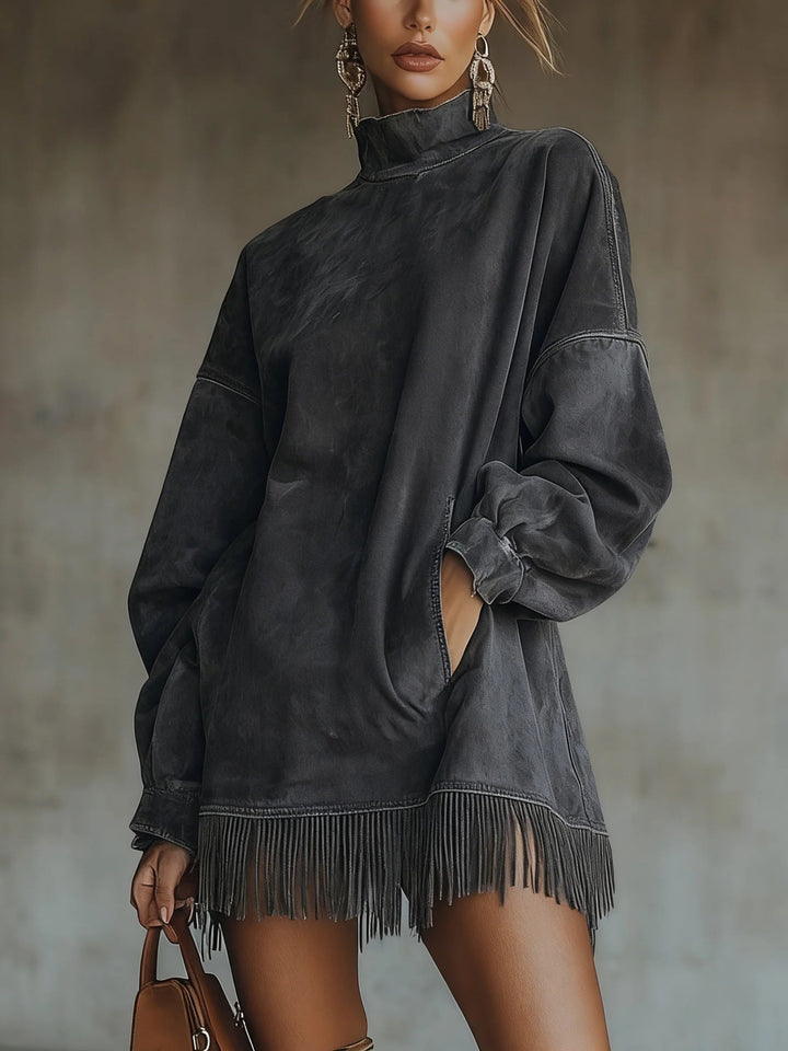 Emily & Isabella Brooks | Cozy Fringe Dress