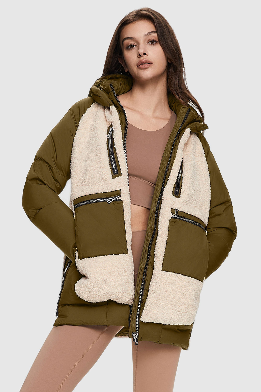 Emily & Isabella Brooks | Fleece Down Puffer