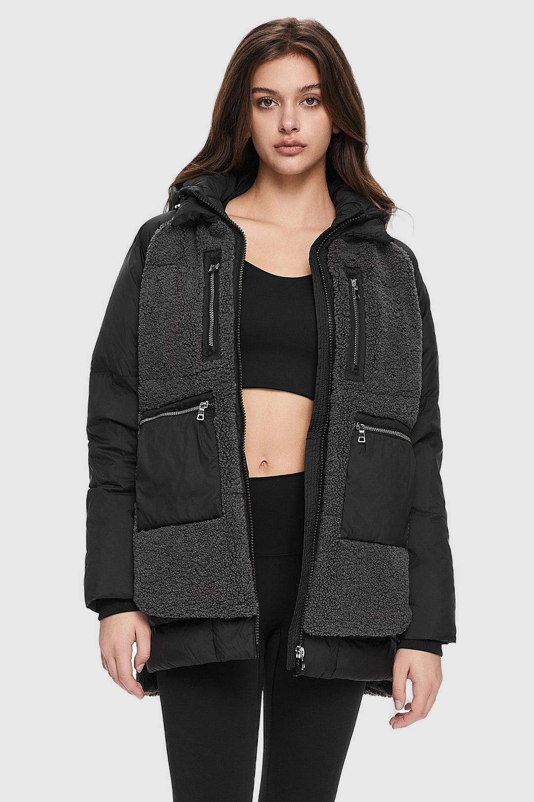 Emily & Isabella Brooks | Fleece Down Puffer