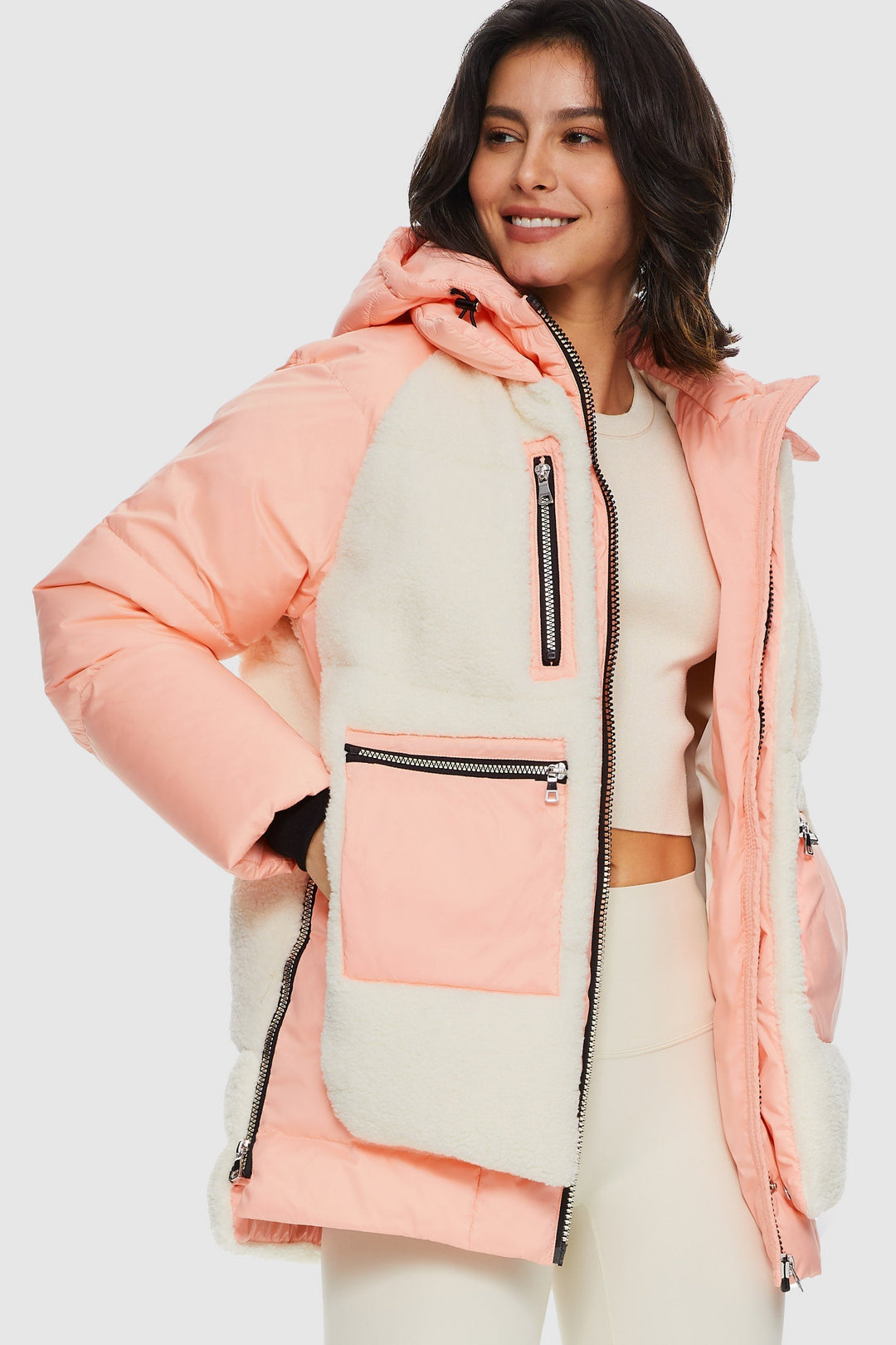 Emily & Isabella Brooks | Fleece Down Puffer