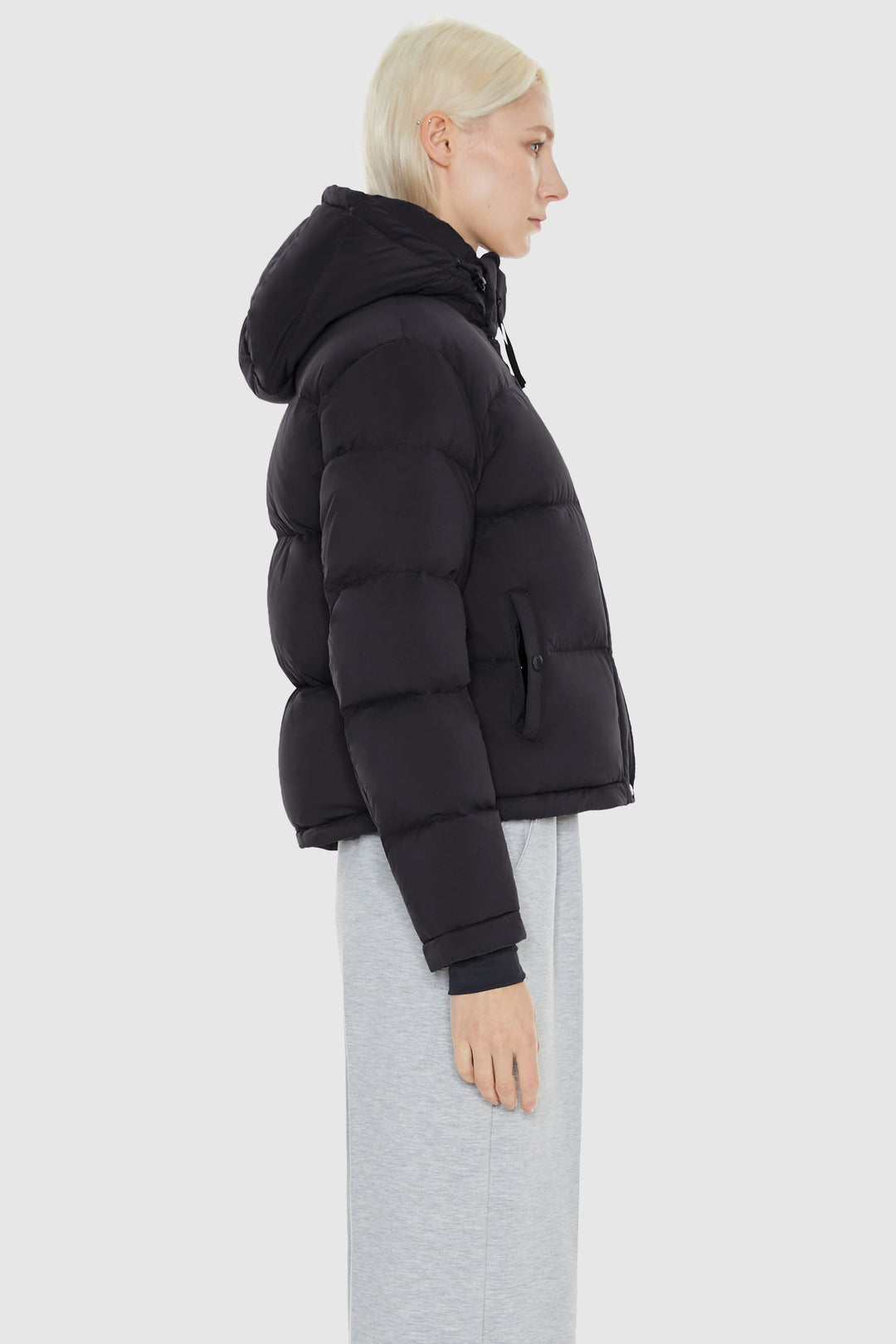 Emily & Isabella Brooks | Cropped Thermal Down Puffer Jacket