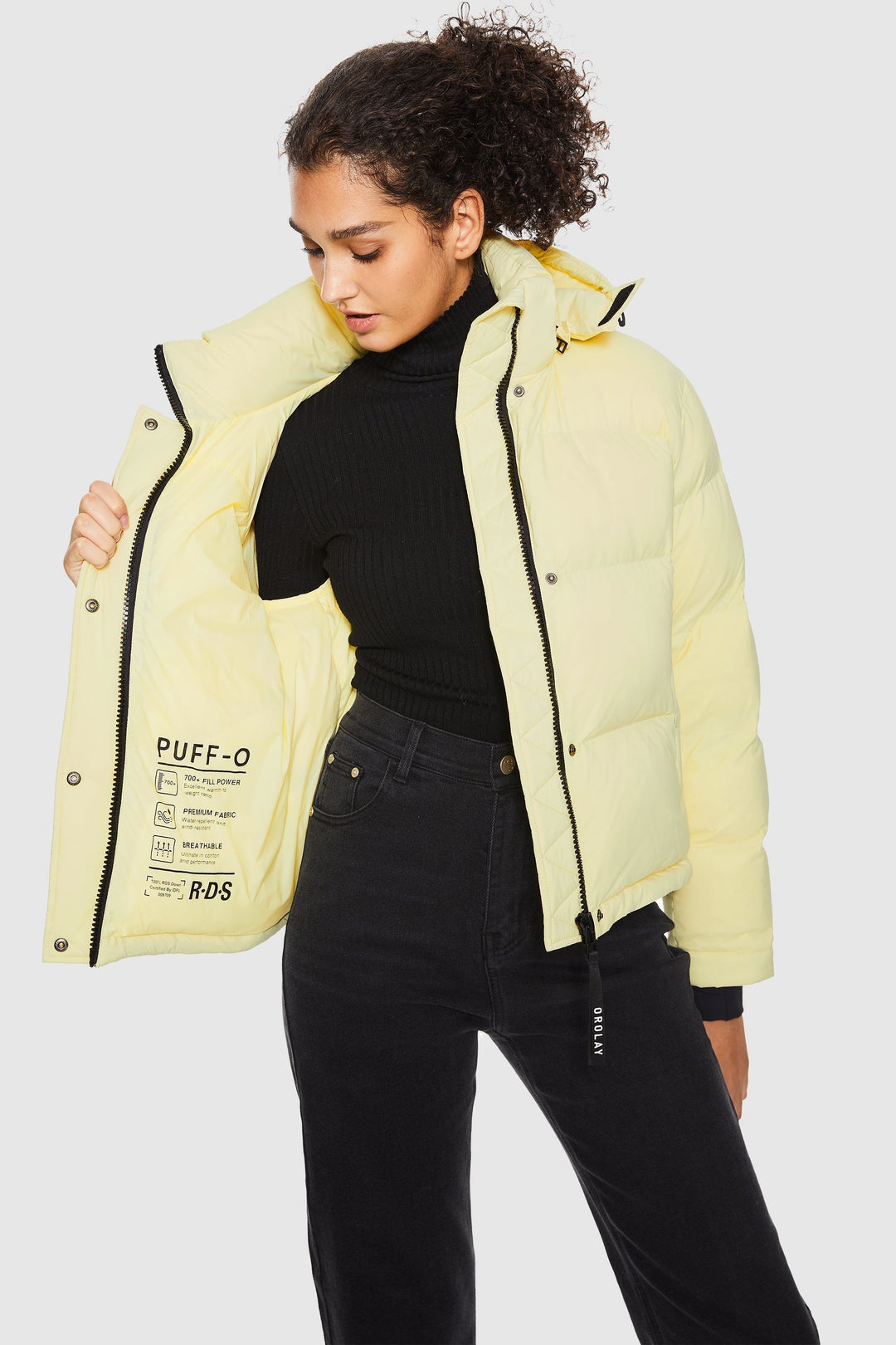 Emily & Isabella Brooks | Cropped Thermal Down Puffer Jacket