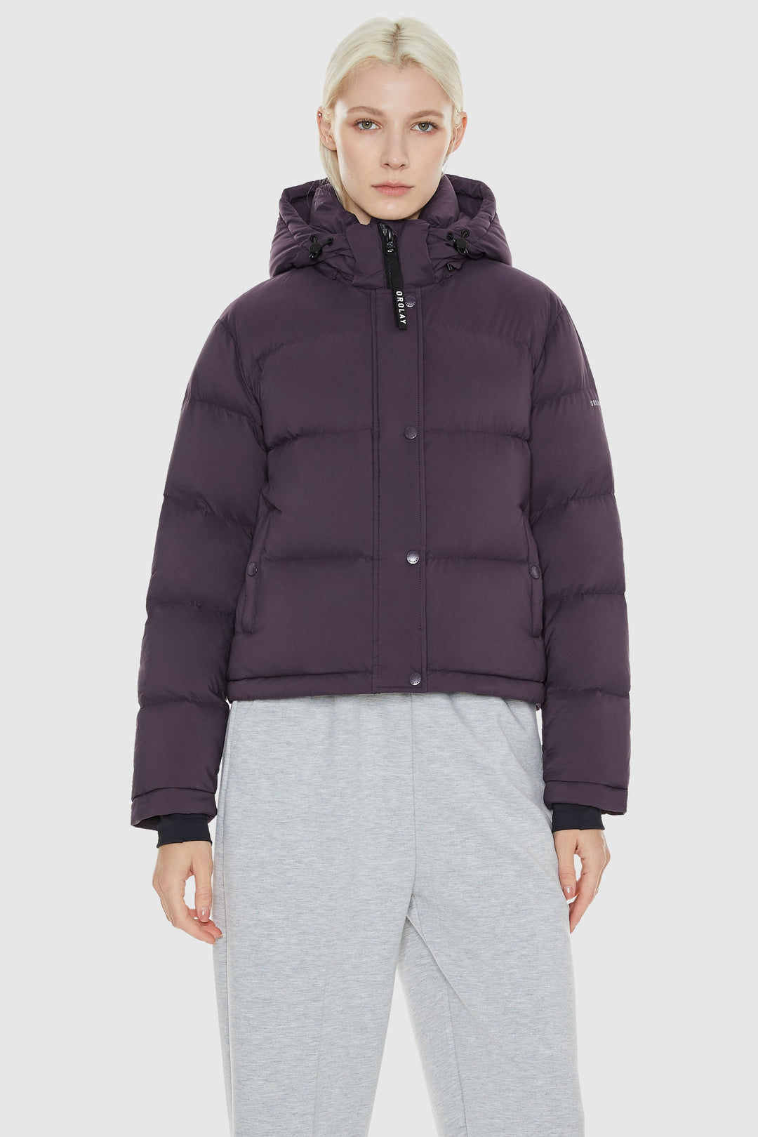 Emily & Isabella Brooks | Cropped Thermal Down Puffer Jacket