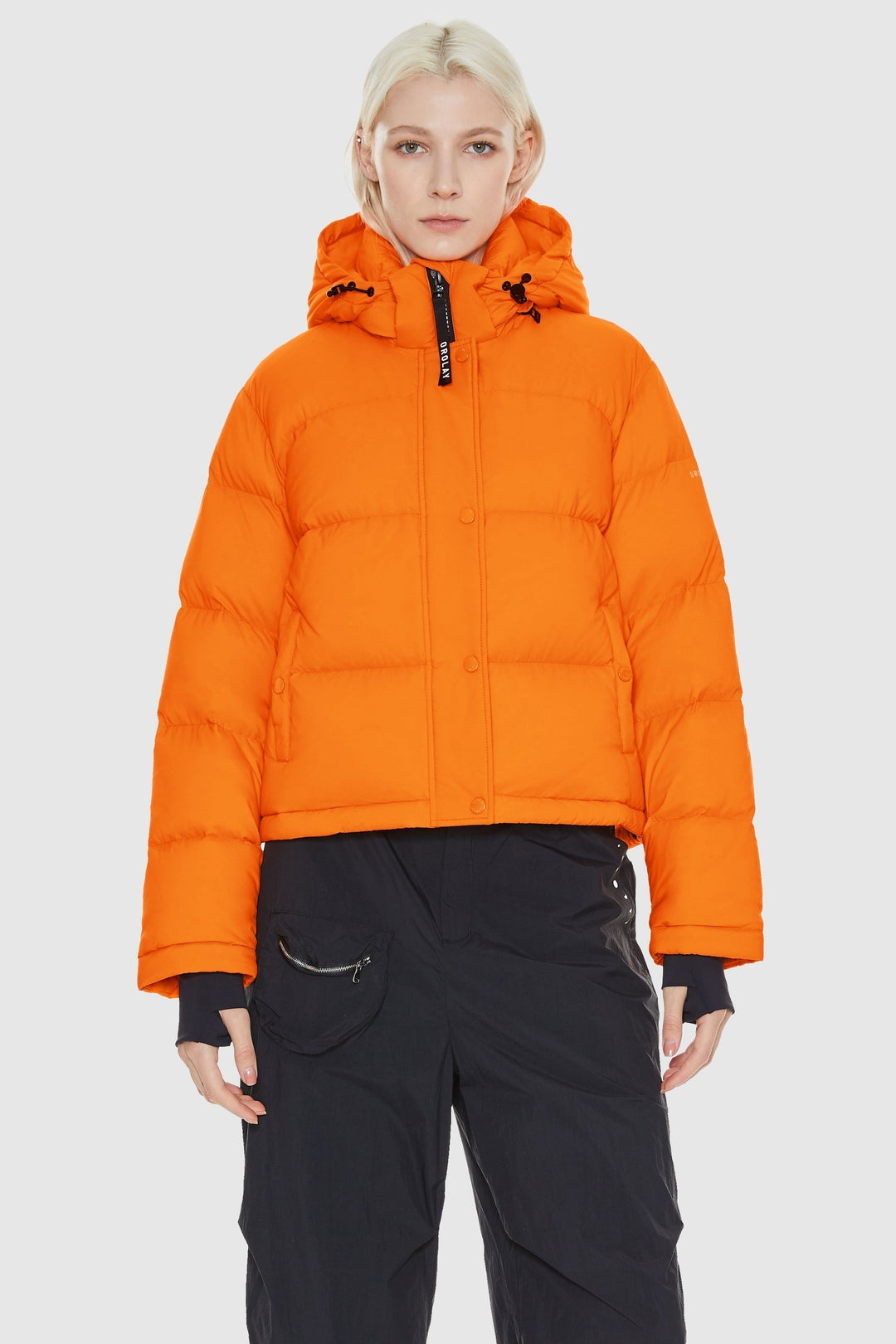 Emily & Isabella Brooks | Cropped Thermal Down Puffer Jacket
