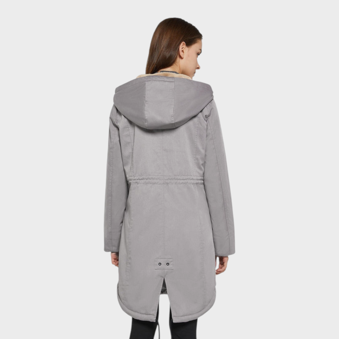 Emily & Isabella Brooks | Fleece Hooded Parka Jacket with Pockets