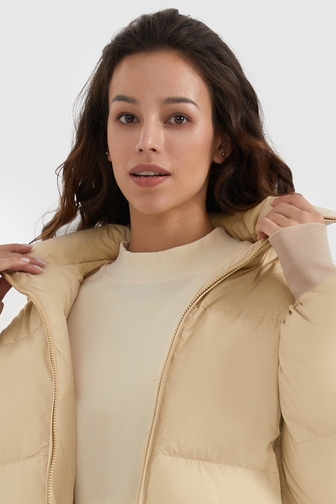 Emily & Isabella Brooks | Short Oversized Down Coat