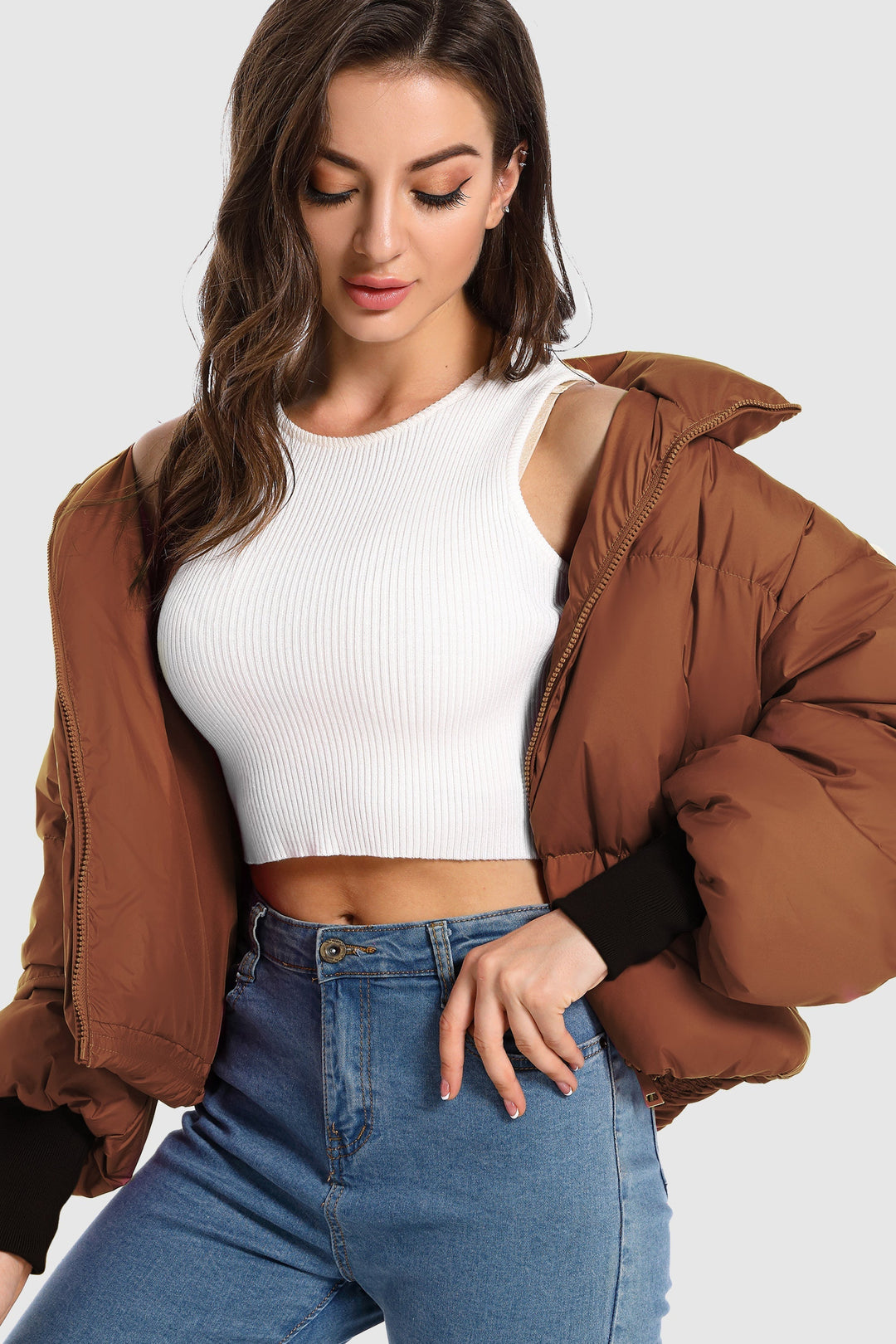 Emily & Isabella Brooks | Short Oversized Down Coat
