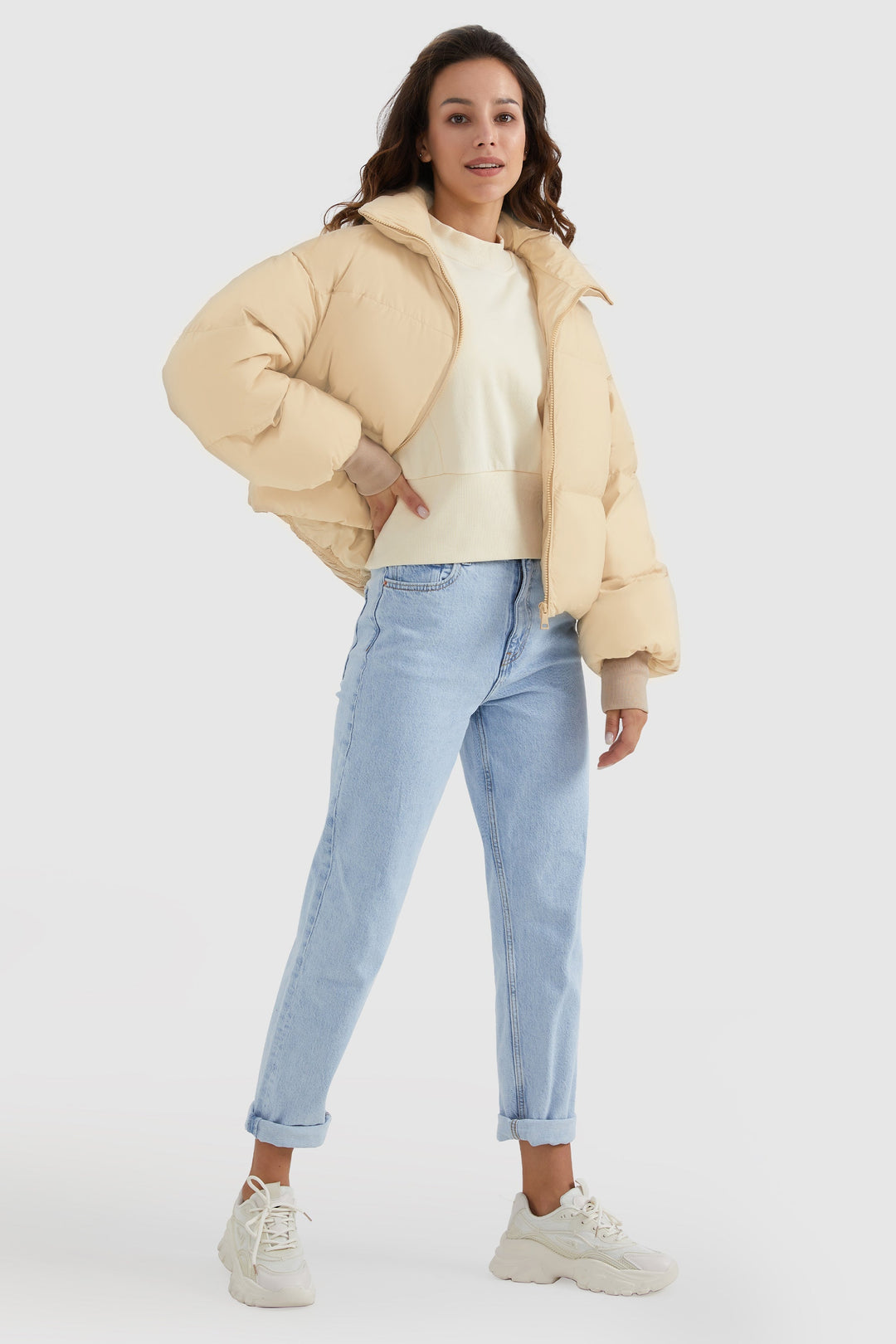 Emily & Isabella Brooks | Short Oversized Down Coat