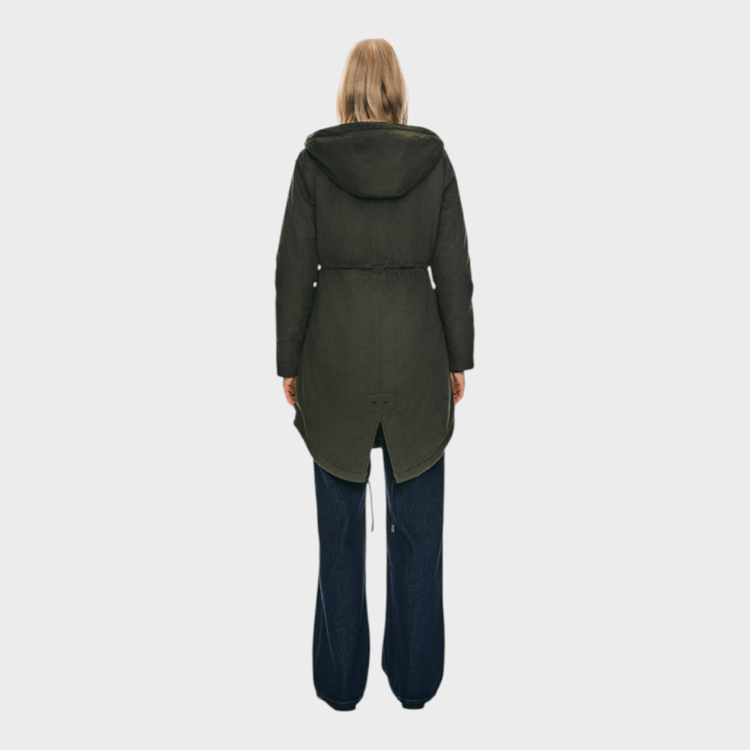 Emily & Isabella Brooks | Fleece Hooded Parka Jacket with Pockets