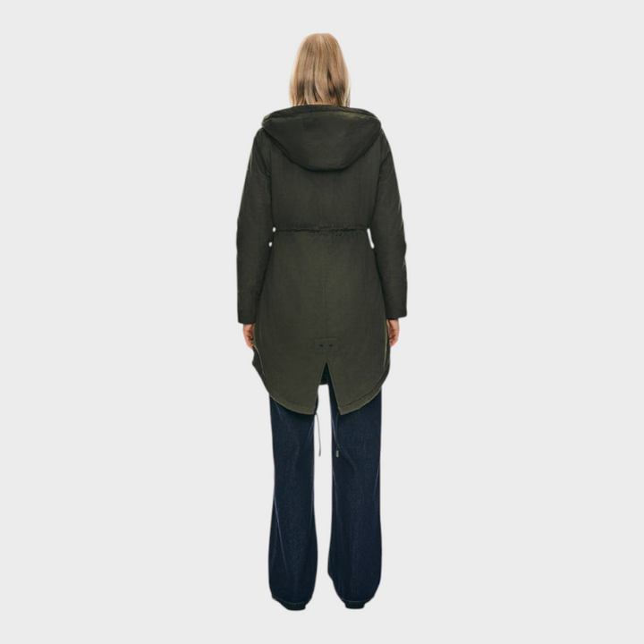 Emily & Isabella Brooks | Fleece Hooded Parka Jacket with Pockets