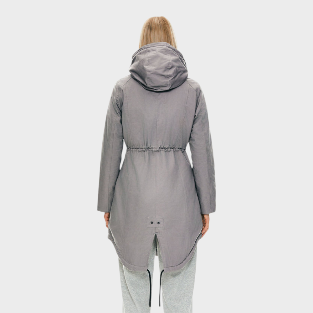 Emily & Isabella Brooks | Fleece Hooded Parka Jacket with Pockets