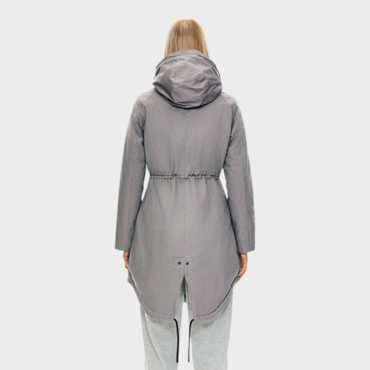 Emily & Isabella Brooks | Fleece Hooded Parka Jacket with Pockets