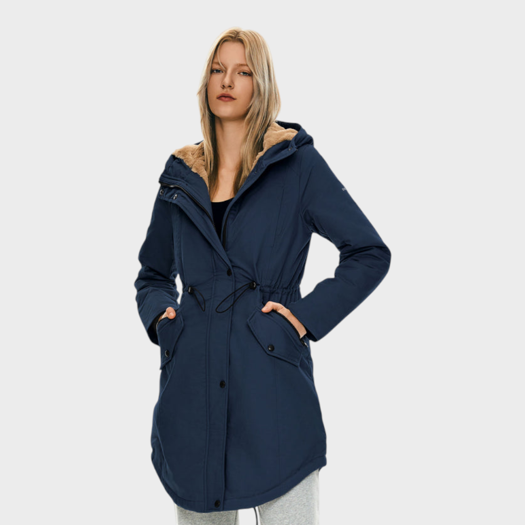 Emily & Isabella Brooks | Fleece Hooded Parka Jacket with Pockets