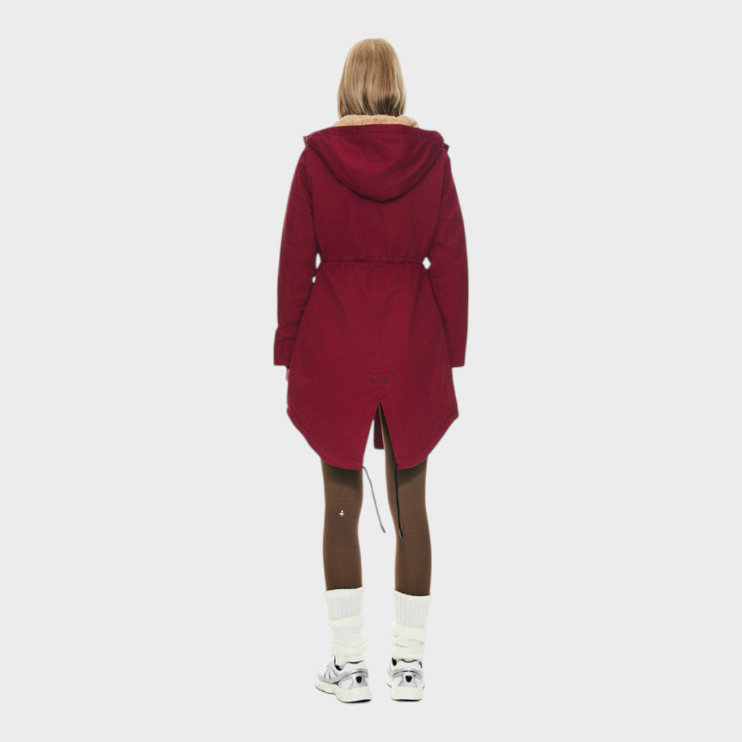 Emily & Isabella Brooks | Fleece Hooded Parka Jacket with Pockets