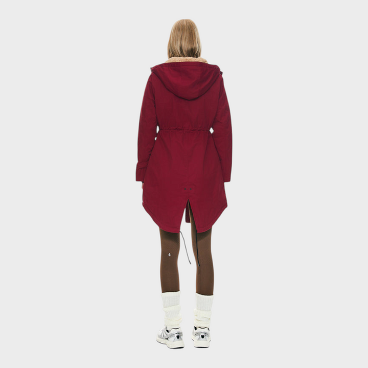 Emily & Isabella Brooks | Fleece Hooded Parka Jacket with Pockets