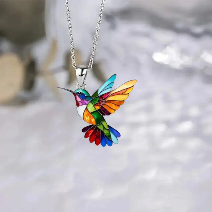 Emily & Isabella Brooks | Hummingbird Necklace and Earrings Set
