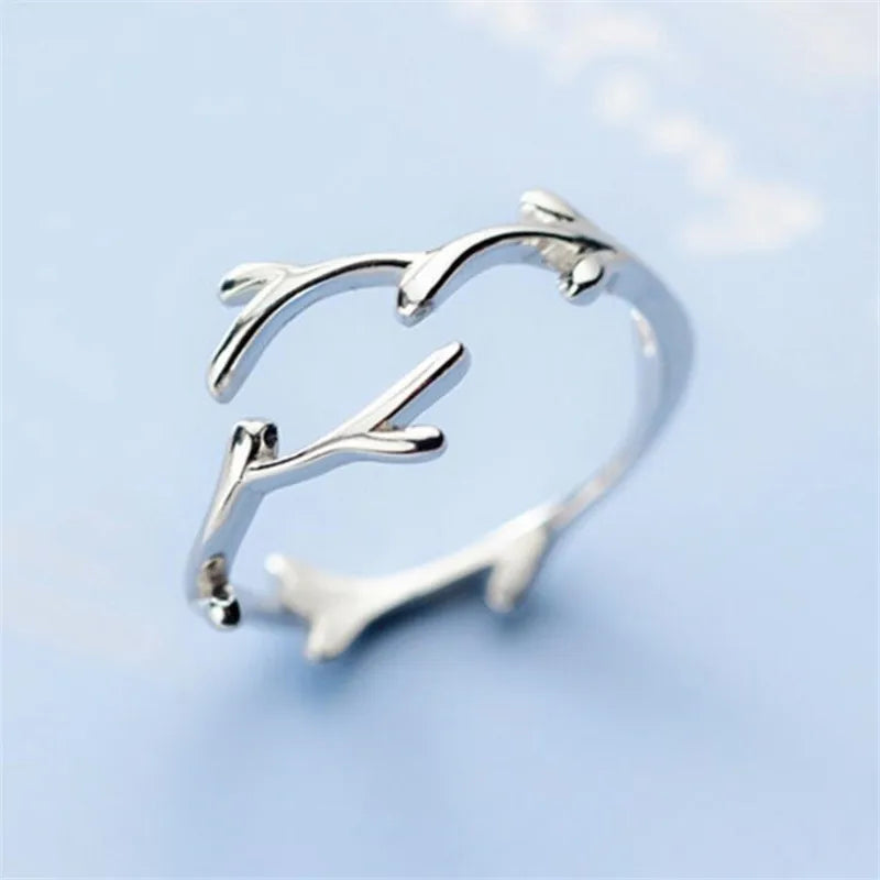 Emily & Isabella Brooks | Sterling Silver Branch Ring