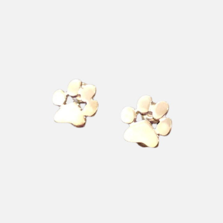 Emily & Isabella Brooks | Hypoallergenic Paw Earrings in Stainless Steel