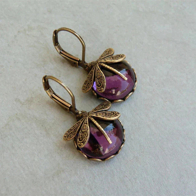 Emily & Isabella Brooks | Spherical Earrings in Antique Gold