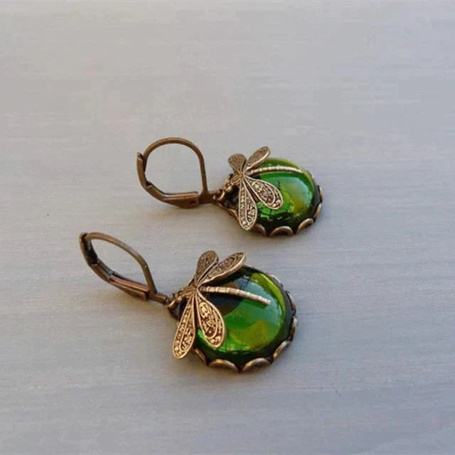 Emily & Isabella Brooks | Spherical Earrings in Antique Gold